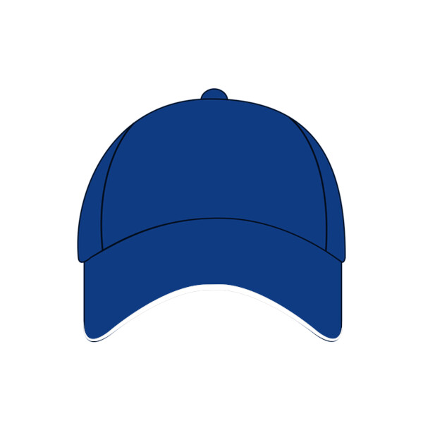 B15C Beechfield Ultimate Sandwich Peak Cappello 5 pannelli profilo in  contrasto 100% cotone Errebipromo