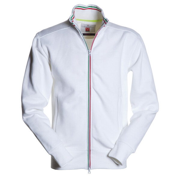 Nazionale Payper Felpa uomo profilo tricolore su collo e zip 70% cotone 30%  poliestere 300gr Errebipromo