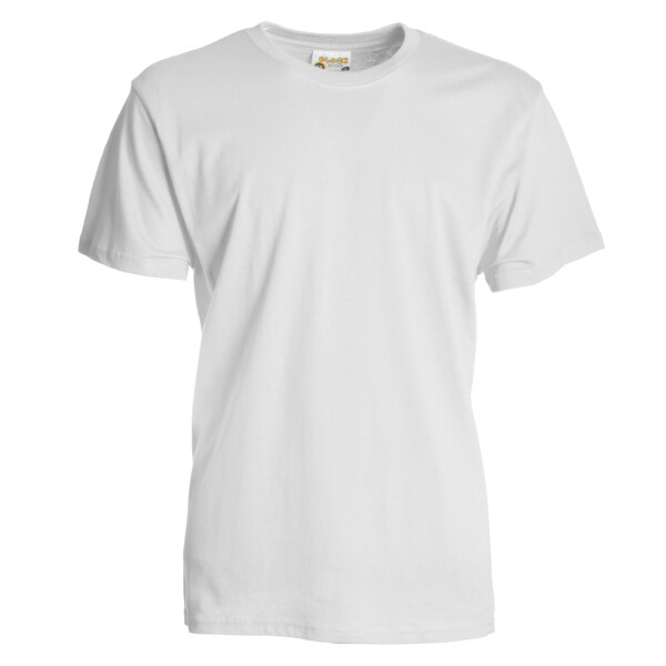 Maglia girocollo basic in cotone azzurra