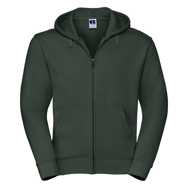 R266M Russell Authentic Felpa uomo con zip lunga e cappuccio 80% cotone 20%  poliestere 280gr Errebipromo