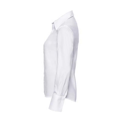 Camicia Donna Righe Maniche Lunghe - Colletto Rovesciato E Orlo Irregolare (Taglie S-5XL) - Foto 9