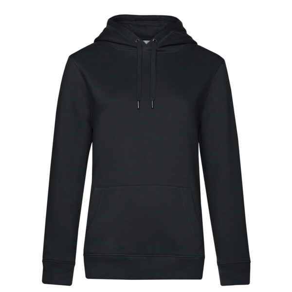 WW02Q B C Queen Felpa donna con cappuccio Classic Fit 80 cotone 20 poliestere 280g Errebipromo