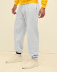 64026 Fruit of the Loom Classic Pantaloni uomo tuta felpato fondo con  polsino Errebipromo