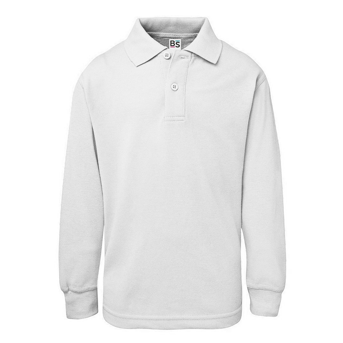 BSK210 Black Spider Polo bambino manica lunga con polsino 100