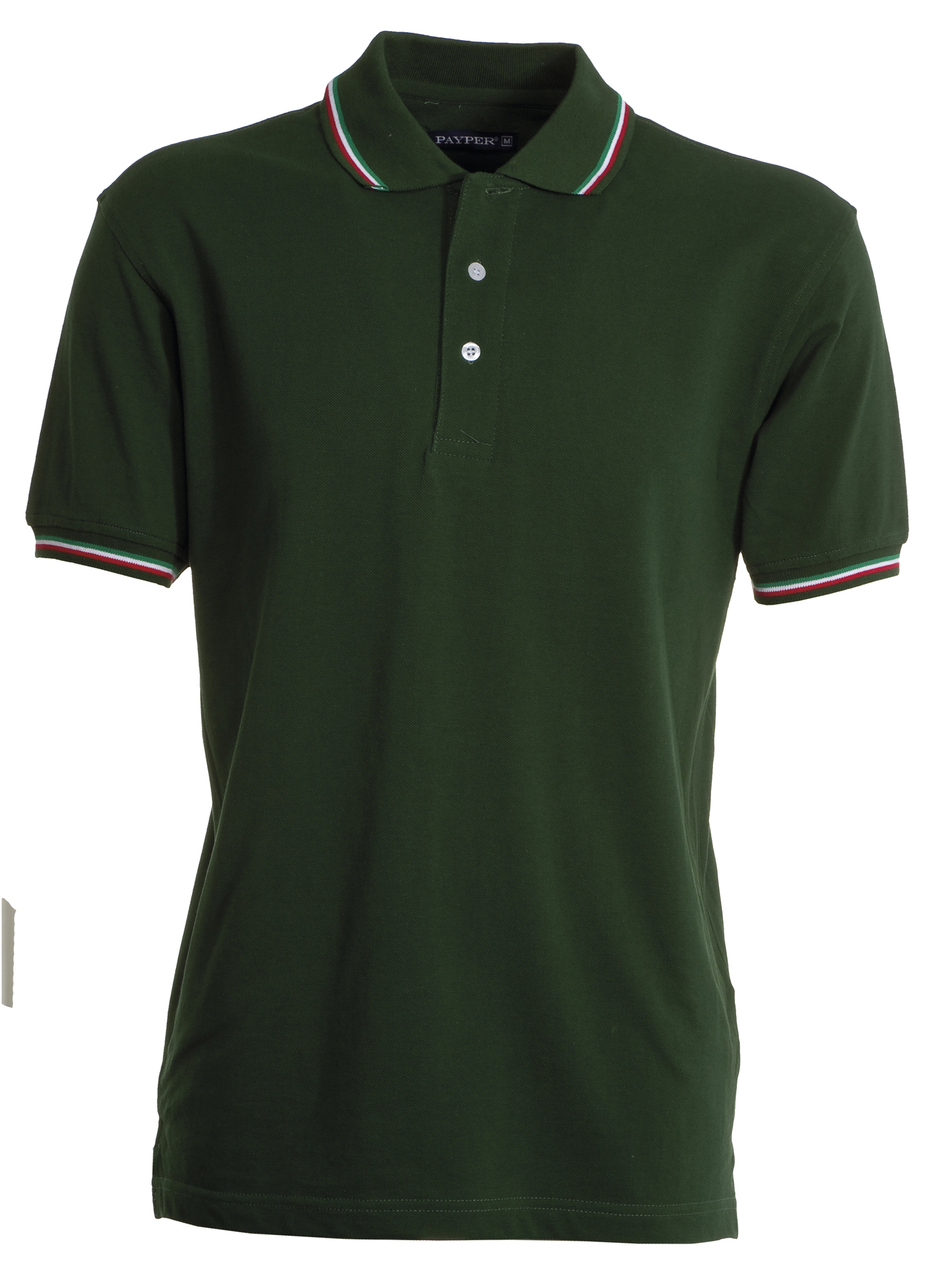 Polo colletto tricolore hotsell