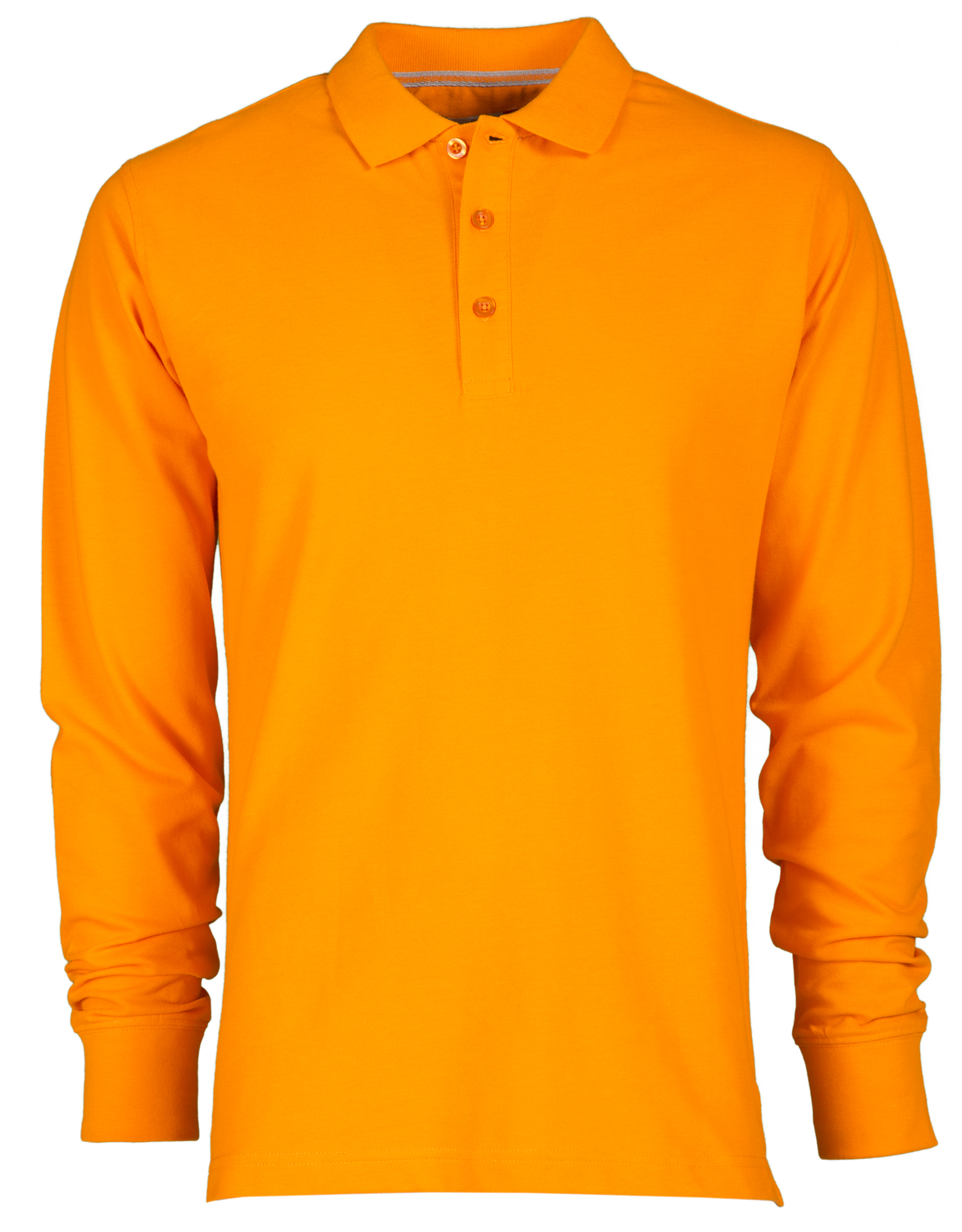 PAYPER a maniche lunghe Polo da uomo 3 Bottoni 100% cotone 