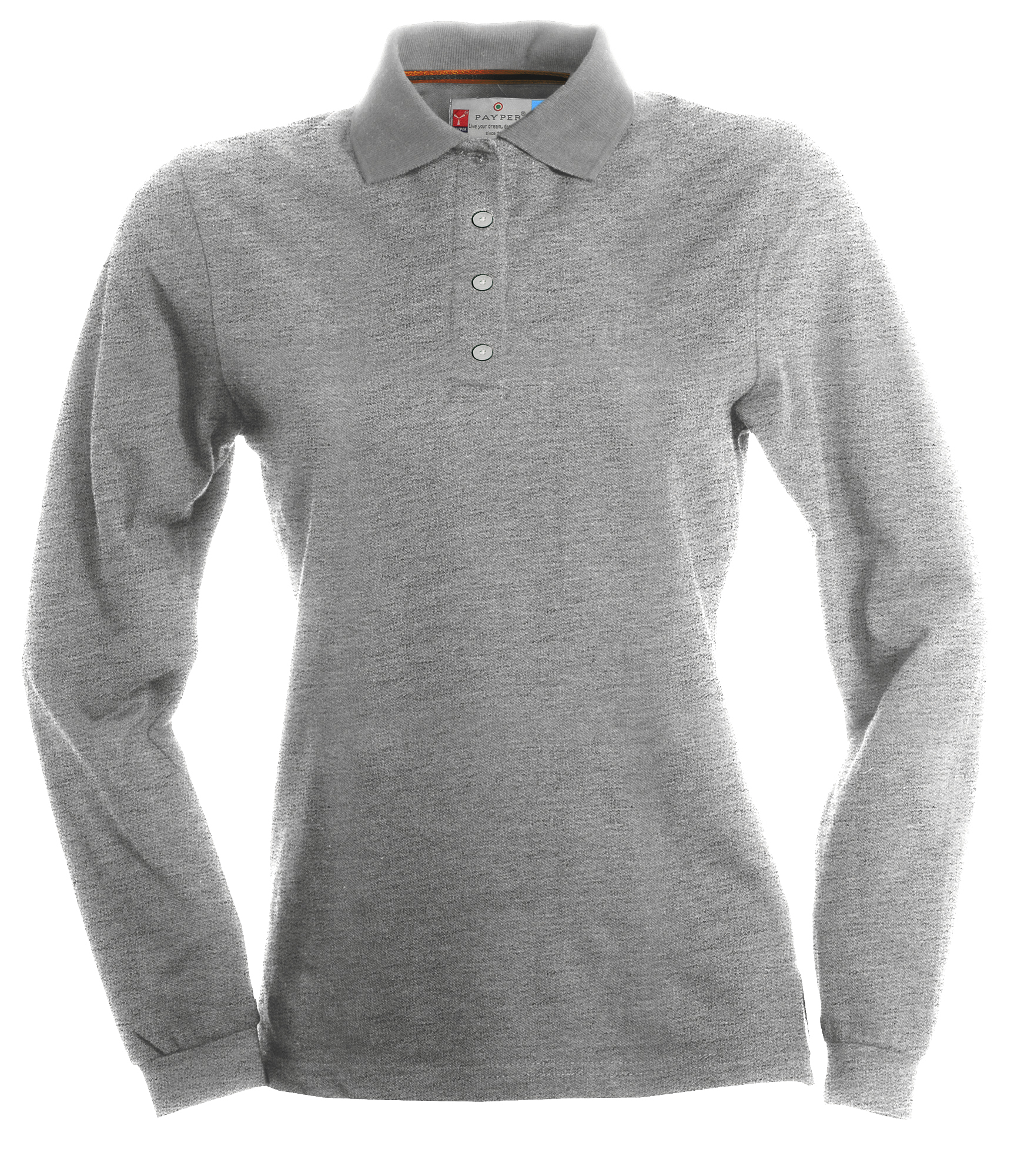 Polo da donna a maniche lunghe modello Florence in cotone piquet