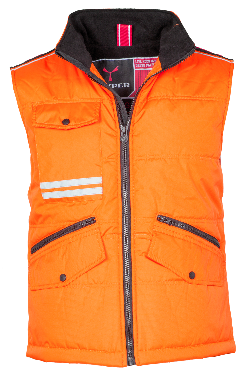 Payper – Gilet Imbottito Unisex MIG 2.0, Giubbotto Smanicato Invernale, Zip 8mm, Tasche LOCK SYSTEM, Riflettente, 100% Poliestere, Italia