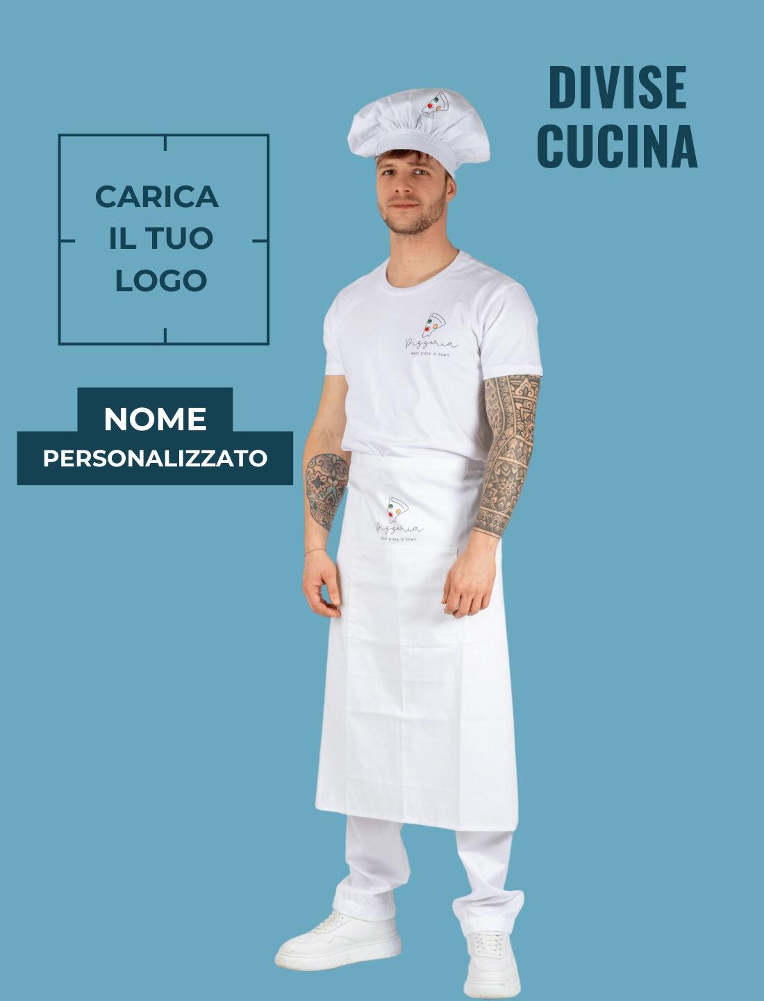  Divise da cucina per cuochi e chef - Abbigliamento professionale personalizzabile per ristoranti e catering 