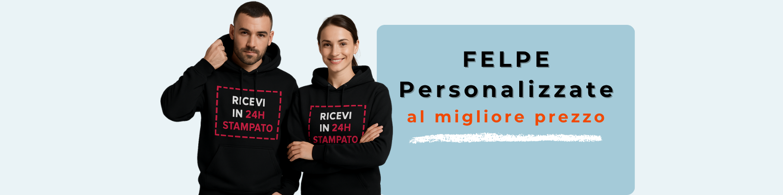 Felpe personalizzate