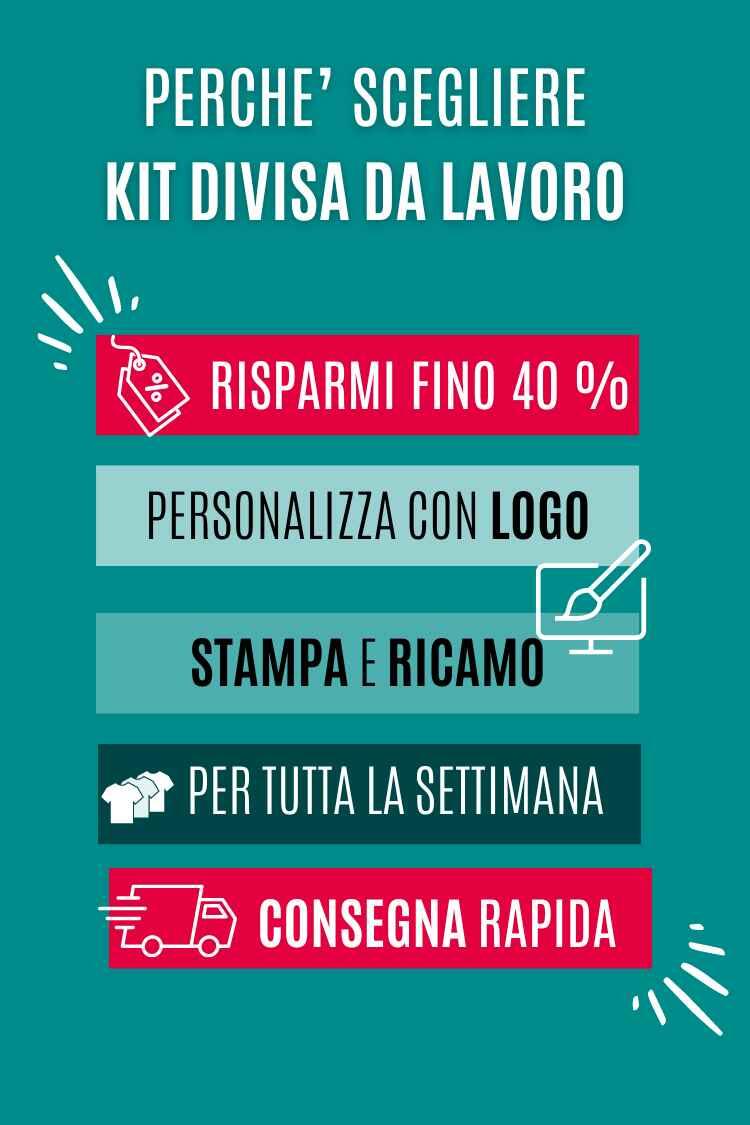 PERCHE' SCEGLIERE KIT DIVISA LAVORO