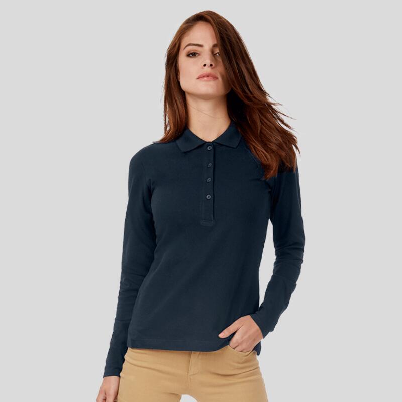 Polo Donna Manica Lunga Thumbnail