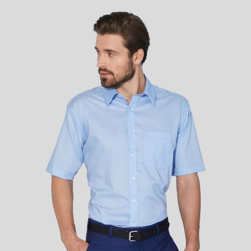 JN684 James & Nicholson Camicia uomo no stiro easy care 100% cotone micro-twill 120gr Thumbnail