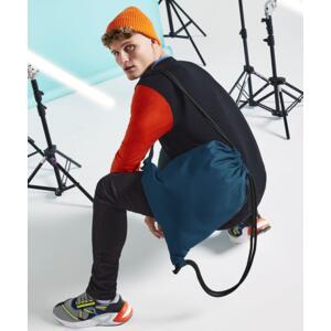 BG281 BagBase Zainetto/sacca sportiva con coulisse e zip in polistere riciclato 15l 40x48cm Thumbnail