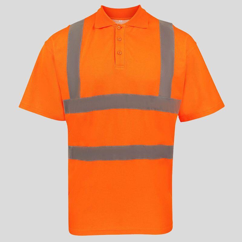 KXPCPOLO Korntex Polo alta visibilità con bande riflettenti EN ISO 20471:2013 + A1:2016 55% cotone 45% poliestere 180g Thumbnail