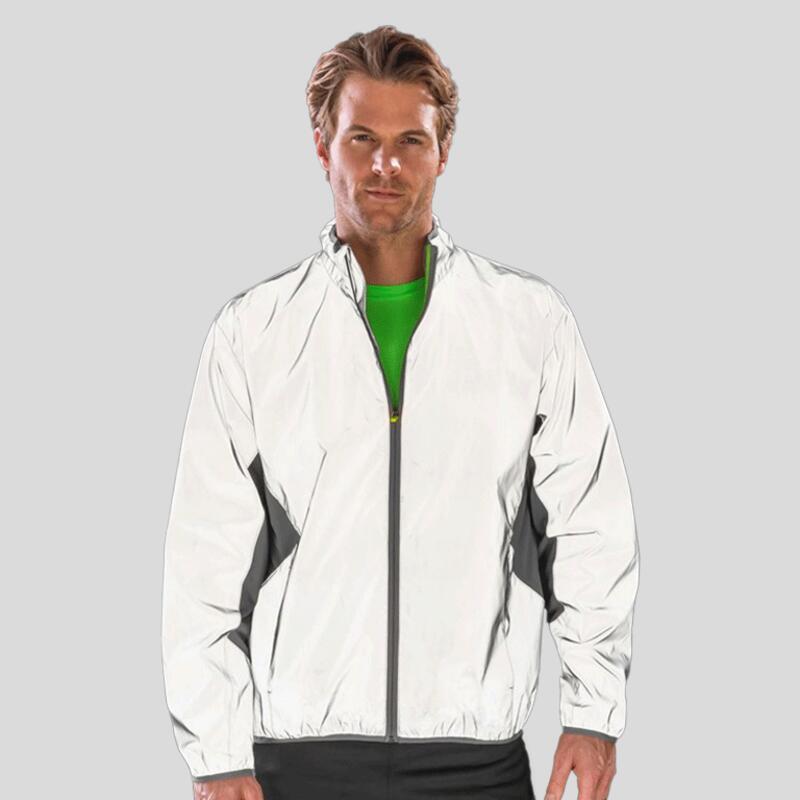 S266X Spiro Giubbino antivento idrorepellente riflettente a 360° conforme normativa EN ISO 20471 classe 2 Thumbnail