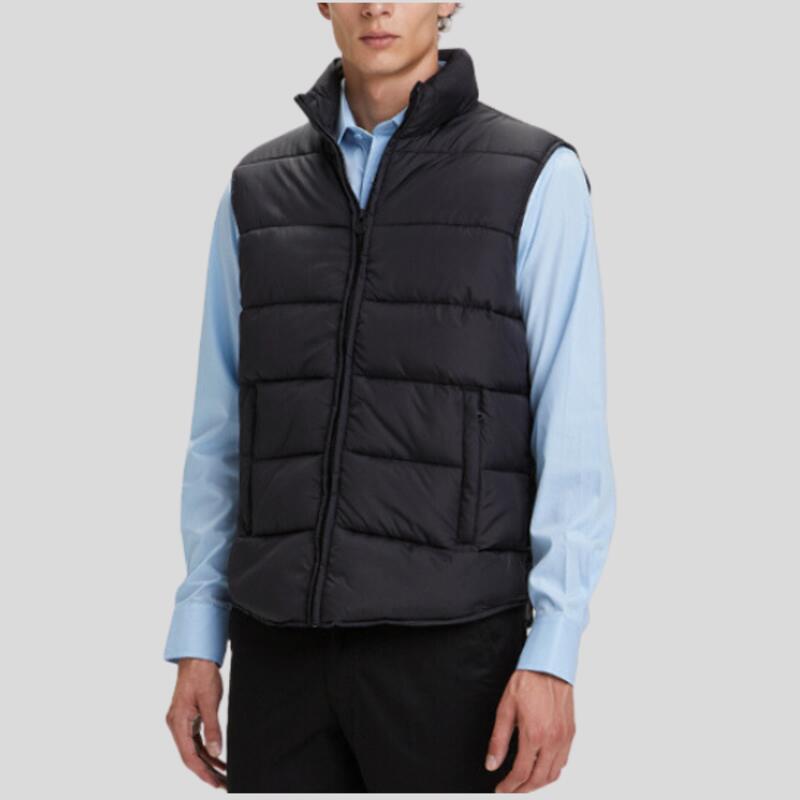 Memory Payper Gilet imbottito effetto piuma con due tasche frontali e interno in contrasto 100%poliestere 56g Thumbnail