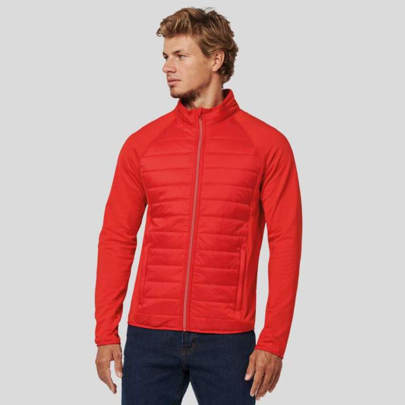 PA233 Proact Giacca sportiva bimateriale idrorepellente con due tasche  Thumbnail