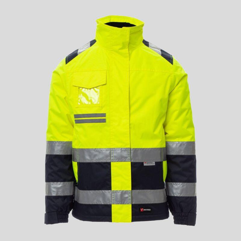 Hispeed Lady Payper Giubbotto Imbottito da donna Bande 3M alta visibilità Cl 2 EN 343 EN 14058 CL 3 Thumbnail