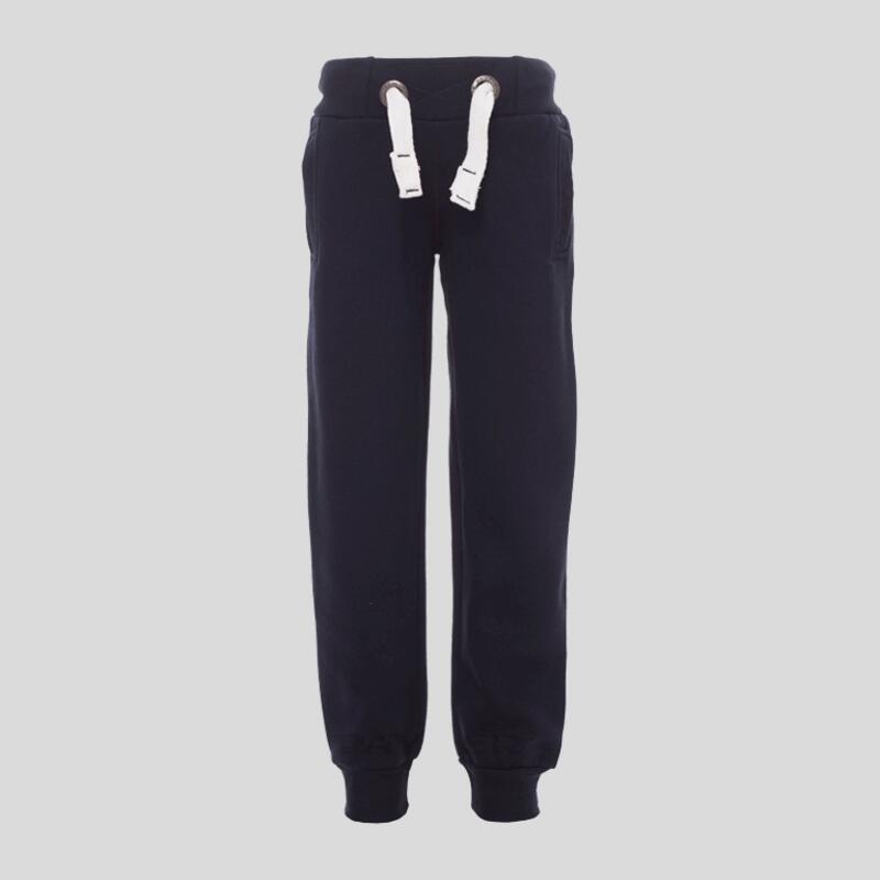 Seattle Kids Payper Pantalone in felpa pesante elasticizzati su fondo e vita e lacci in contrasto garzato 70% cotone 30% poliestere 300gr Thumbnail