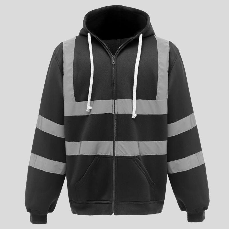 YHVK07  Felpa con cappuccio ad alta visibilità 100% poliestere Thumbnail