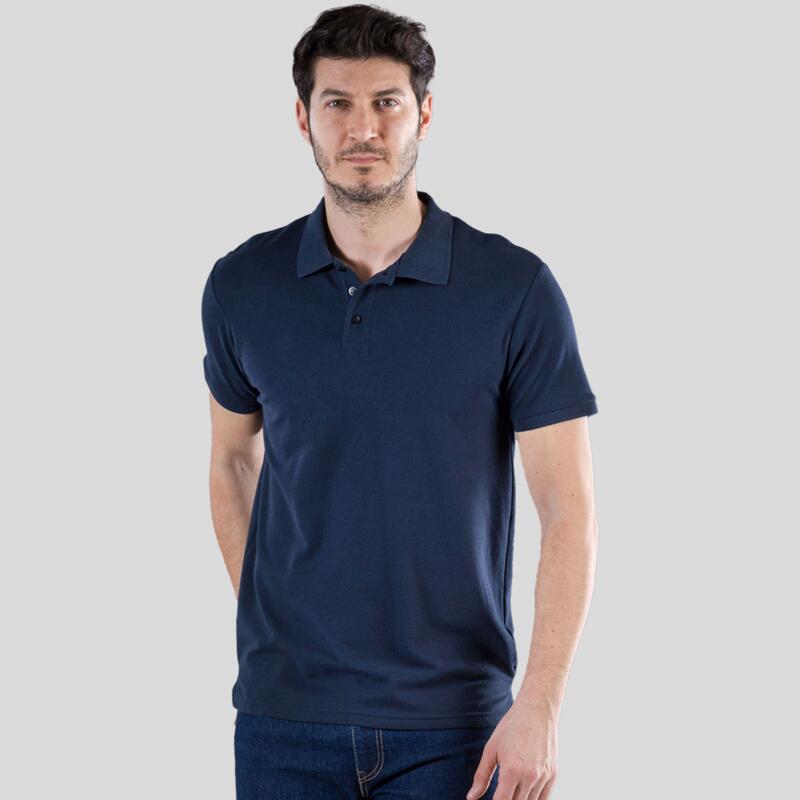 BS201 Black Spider  Polo Uomo 3 bottoni maniche corte 100% cotone piquet gr180 Thumbnail