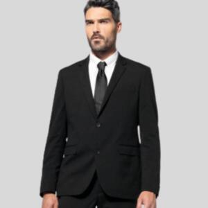 K6130 Kariban 3344  Giacca uomo 2 bottoni 64% poliestere 34 % viscosa 2% elastan  Thumbnail