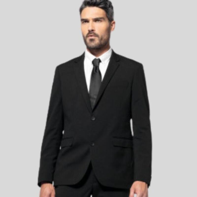 K6130 Kariban 3344  Giacca uomo 2 bottoni 64% poliestere 34 % viscosa 2% elastan  Thumbnail