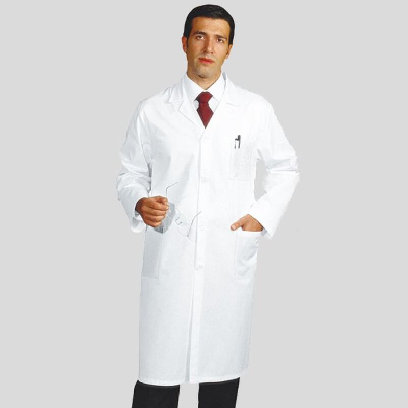 060100 Isacco camice uomo manica lunga 3 tasche 100% cotone 190 Gr/m² Thumbnail