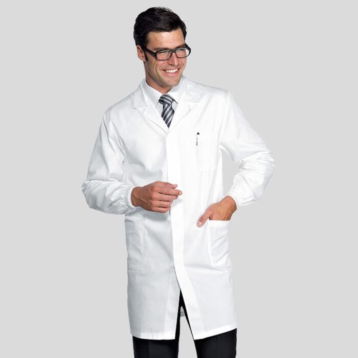 060008 Camice uomo elastico ai polsi bottoni a pressione e tasche esterne 100% cotone 190 gr Thumbnail