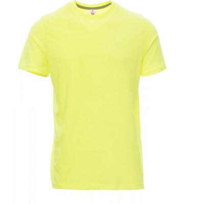 Sunset Fluo Payper T-shirt da uomo girocollo struttura tubolare manica corta 65% poliestere 35% cotone 150gr Thumbnail