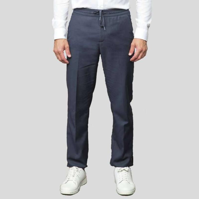 03778 Germain Men pantalone elegante uomo con vita elasticizzata Micro Twill 200 66% poliestere - 34% viscosa Thumbnail