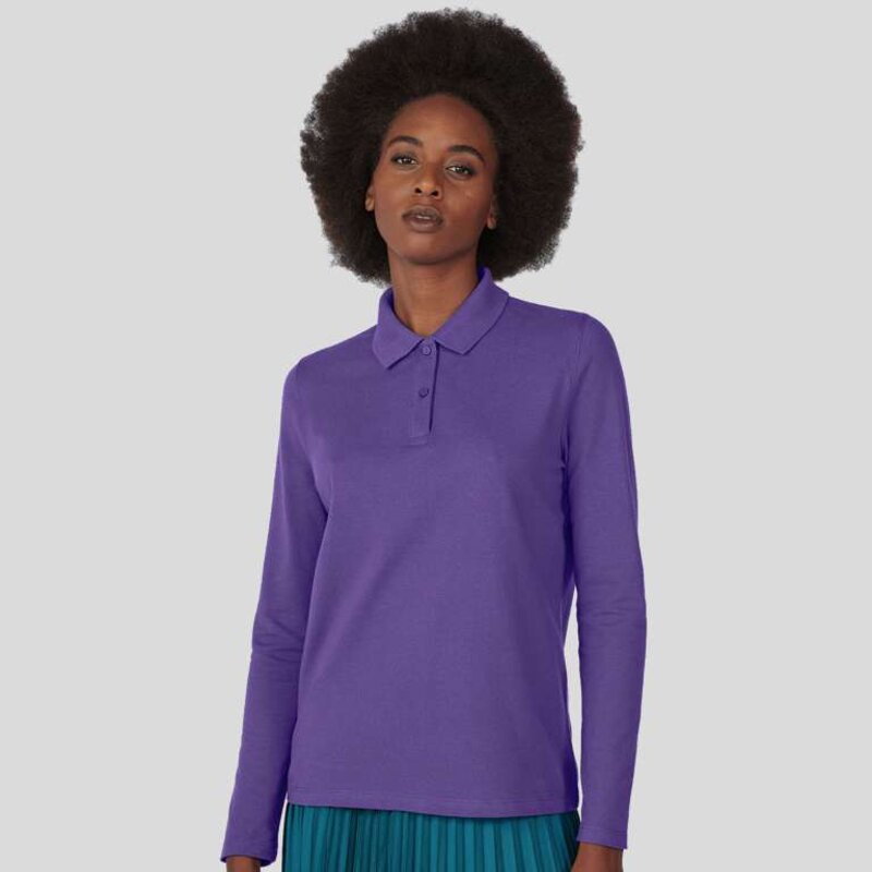 Polo maniche lunghe donna store