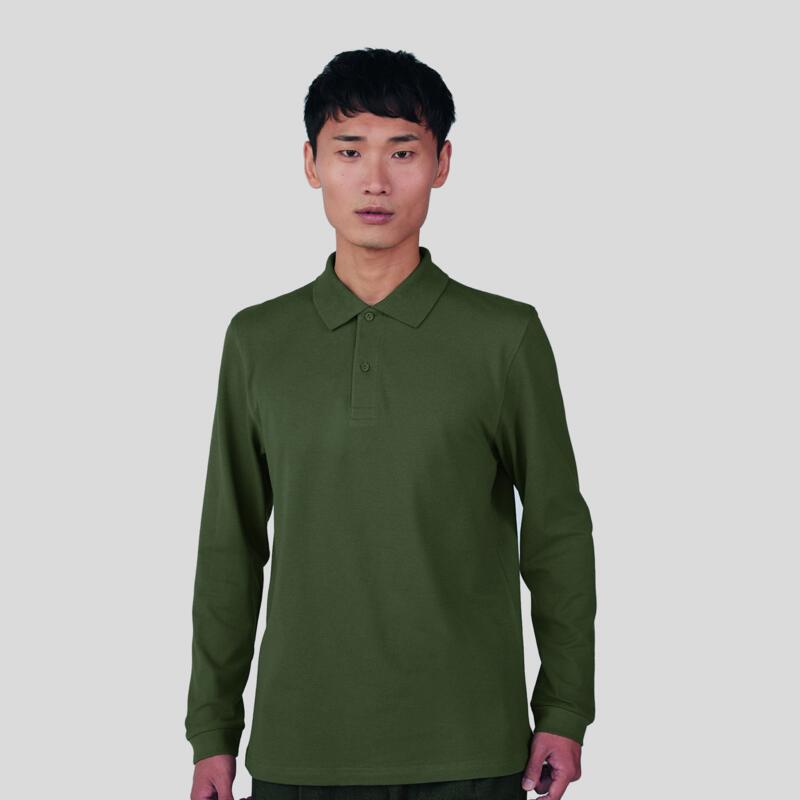 PU425 B&C My Polo 180 uomo maniche lunghe 100% Cotone 180g/m2 Thumbnail