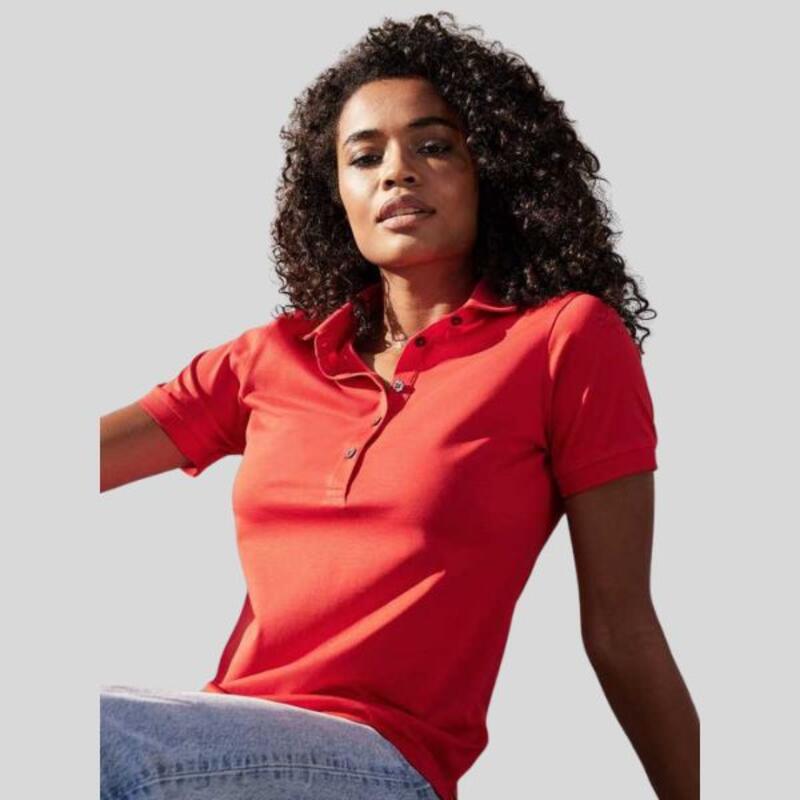 JN1301 James Nicholson Polo donna di alta qualità manica corta 100% cotone mercerizzato 180 gr Thumbnail