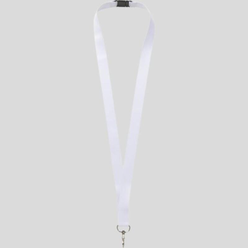 1PL0050G Lanyard Addie Laccio h 2 cm con moschettone in metallo e sgancio sicurezza sublimazione full color Fronte/Retro Thumbnail