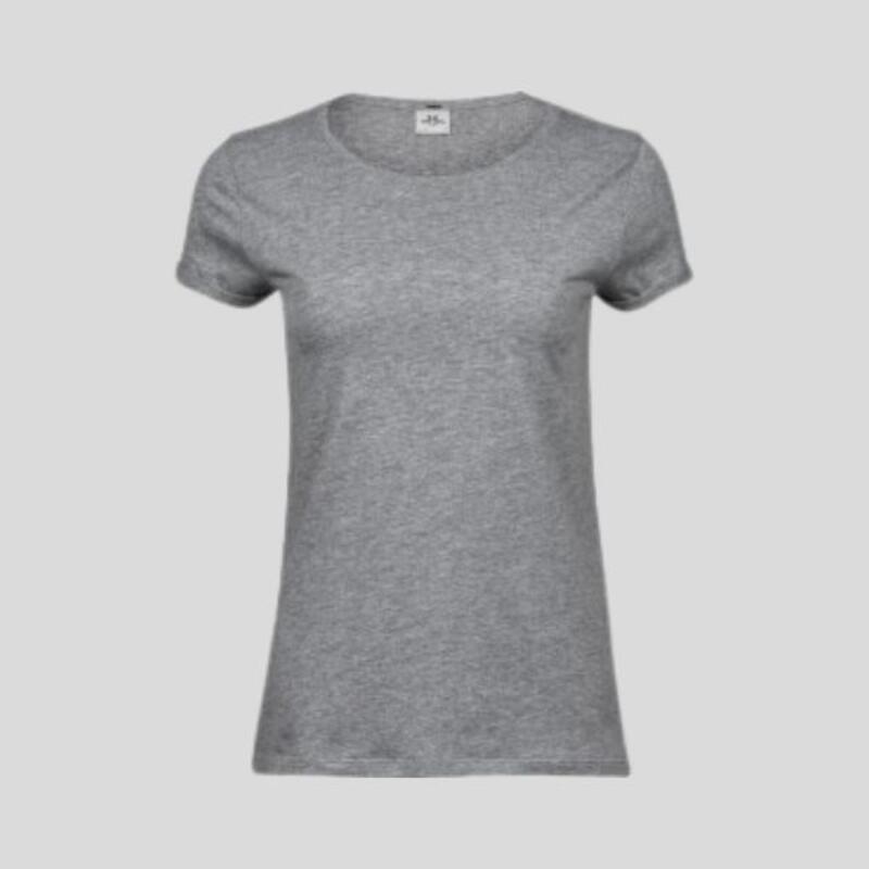 5063 Tee Jays T-shirt donna con scollo ampio maniche con roll-up tessuto in cotone premium 100% 160gr Thumbnail