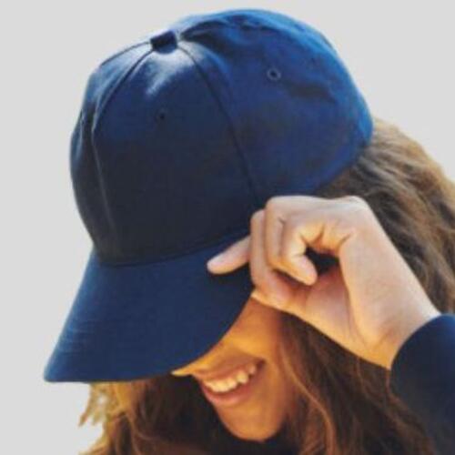 O93090 Neutral Cappellino 5 Pannelli fibbia in metallo 100% cotone organico pesante certificato GOTS, ECOLABEL, OEKO-STANDARD TEX 100 Thumbnail