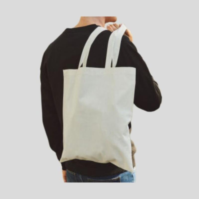 T90014 Neutral Shopper ECOLABEL con manico lungo  38x42cm 100% cotone organico certificato 120g/m² certificato GOTS, ECOLABEL, OEKO-STANDARD TEX 100 Thumbnail