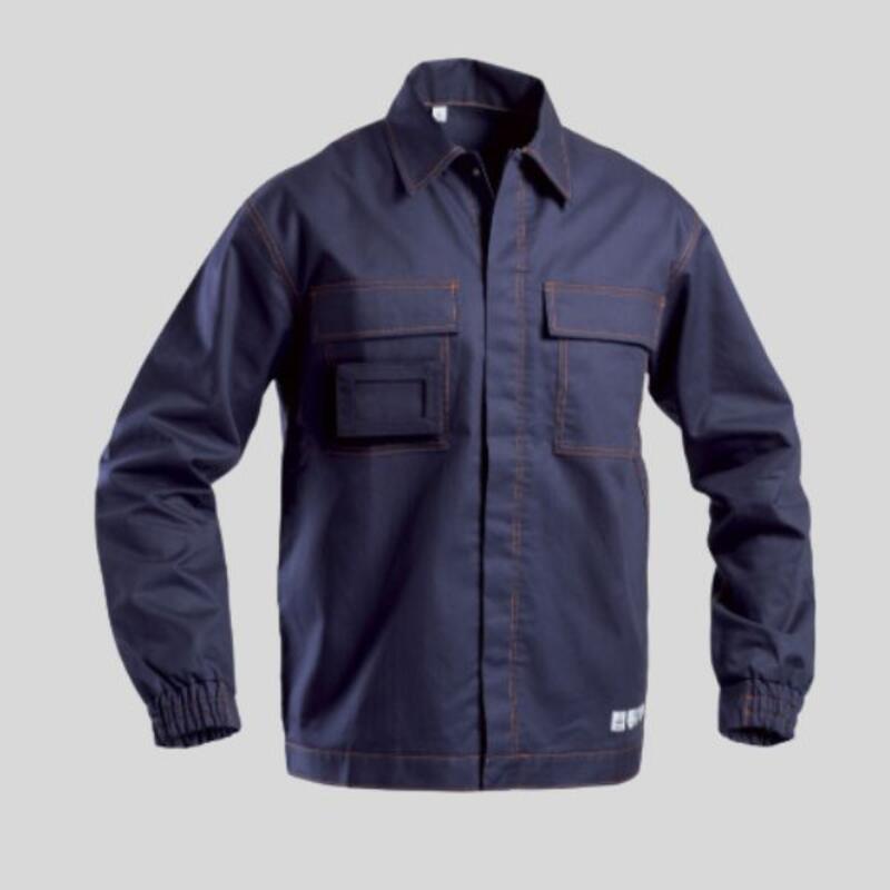 IGN05 128 Giubbotto ignifugo 100% cotone ignifugato peso 295 certificato EN 13688:2022 UNI EN ISO 11611: 2015 UNI EN ISO 11612:2015 Thumbnail