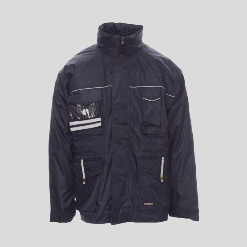 Parkatris Payper Parka triplo uso composto da giacca esterna non imbottita, giacca interna staccabile con interno foderato, cappuccio richiudibile e inserti reflex 100% poliestere 200gr Thumbnail