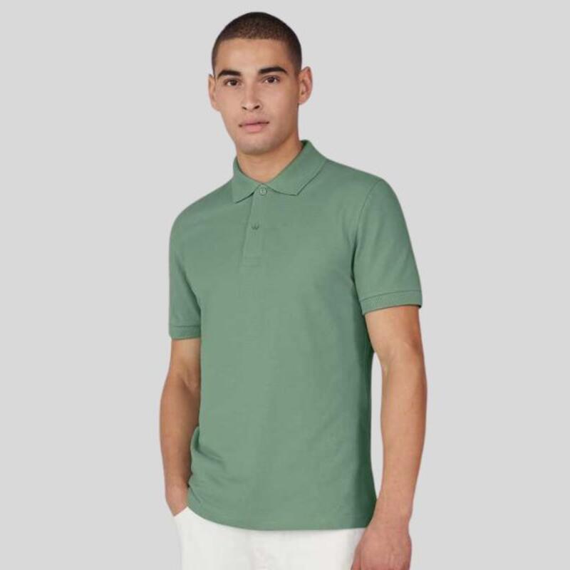 PU426 B&C My polo 210 Polo uomo tessuto pesante piquet manica corta 2 bottoni 100% cotone 210gr Thumbnail