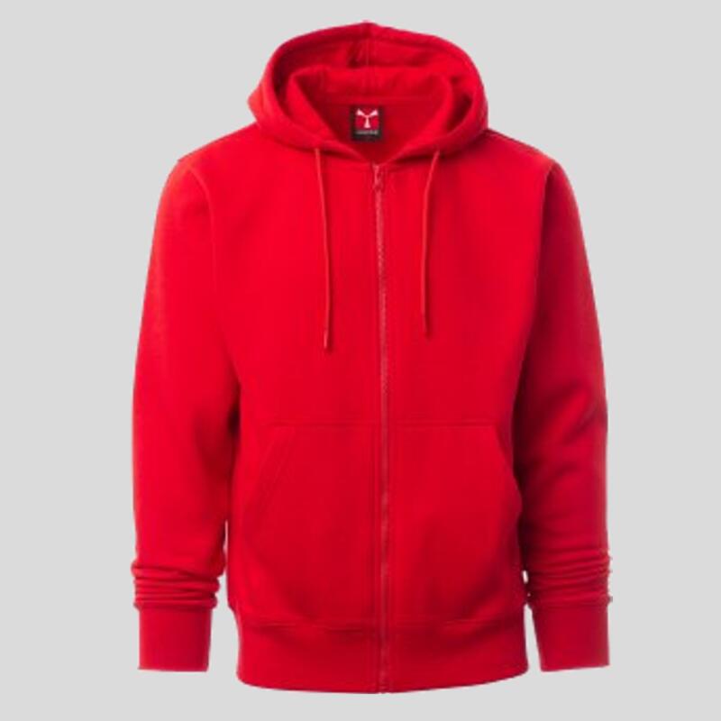 Pontiac Payper Felpa uomo con zip lunga e cappuccio 55% cotone 45% poliestere felpata internamente 260 GR/MQ Thumbnail