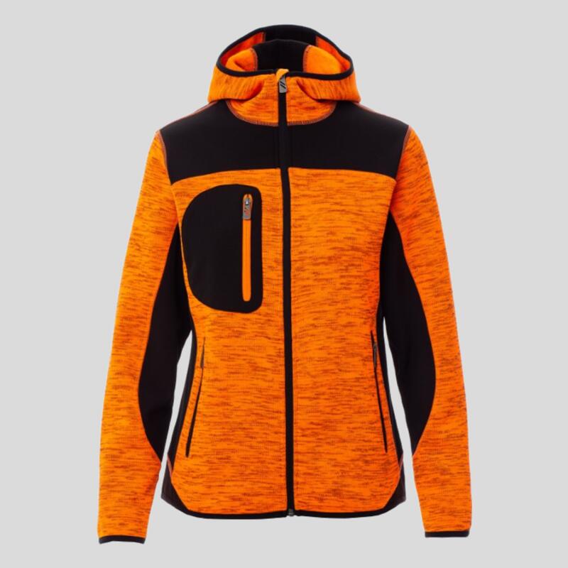 Trip Lady Payper Giacca Tecnica con cappuccio in pile lavorato a maglia e inserti in softshell 100% poliestere Thumbnail