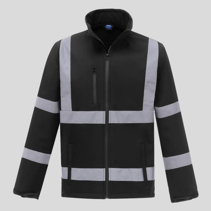 HVK09 Yoko Softshell Alta visibilità con bande 3M a tre strati 100% poliestere Thumbnail