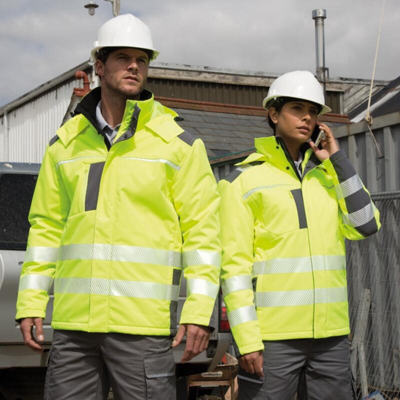 R331X Giacca softshell imbottita in alta visbilità Idrorepellente e traspirante certificata EN ISO 20471 classe 2 Thumbnail