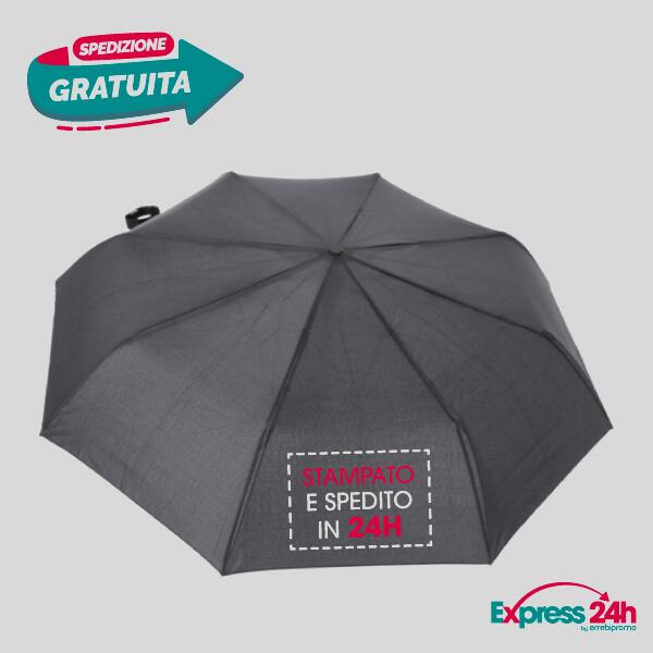 24h - 21316 Ombrello Pieghevole apertura automatica Stampato e Spedito in 24 ore Thumbnail