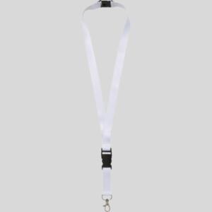 1PL0070G Lanyard Balta Laccio h 2cm con moschettone in metallo sgancio di sicurezza e fibbia in plastica con stampa in sublimazione full color fronte/retro Thumbnail