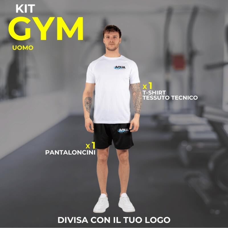 Kit Gym Uomo – Maglietta Tecnica e Bermuda Sportivo Personalizzatio Thumbnail