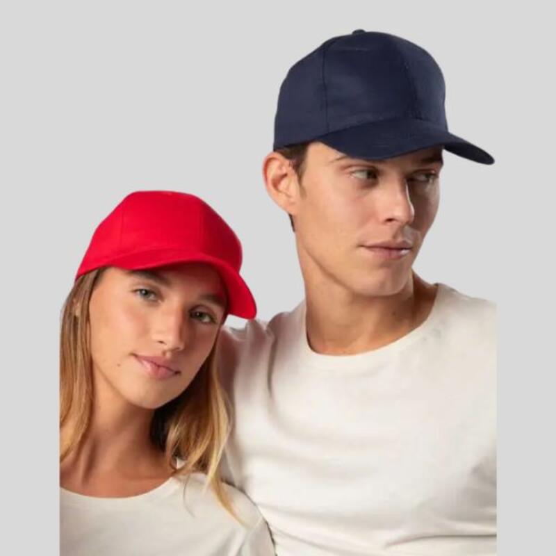 BS601 Blackspider Cappellino Personalizzato 6 Pannelli in Cotone Thumbnail